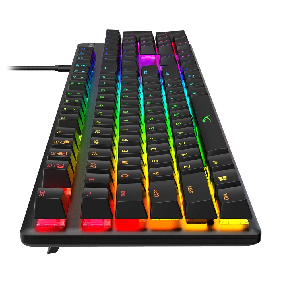 Kingston HyperX Alloy Origins (AQUA switches) US világító gamer billentyűzet