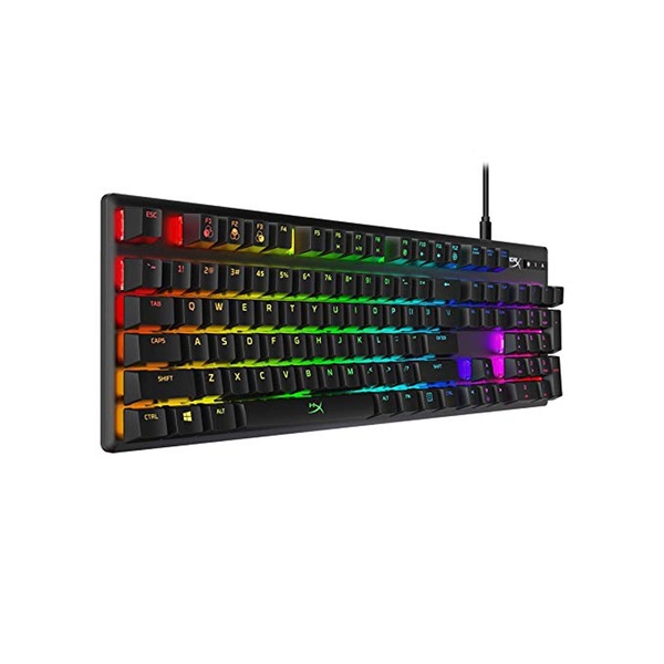 Kingston HyperX Alloy Origins (HyperX red) US világító mechanikus gamer billentyűzet