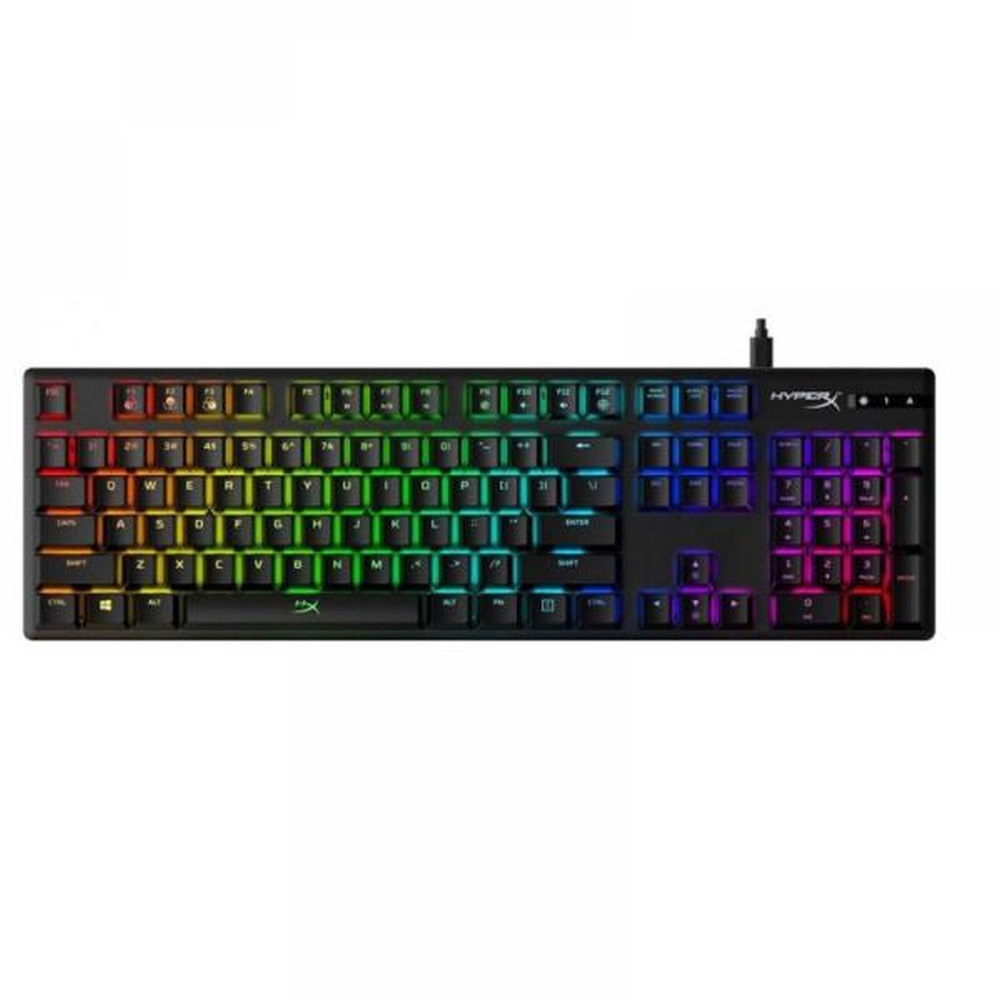 Kingston HyperX Alloy Origins (HyperX red) US világító mechanikus gamer billentyűzet