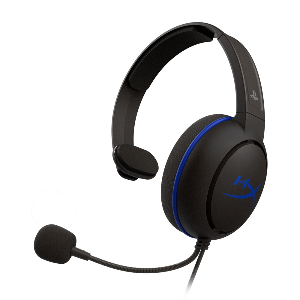 Kingston HyperX Cloud Chat (PS4 Licensed) 3,5 Jack fekete gamer headset