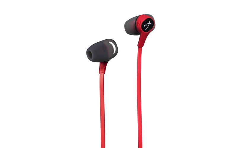 Kingston HyperX Cloud Earbuds 3,5 Jack piros gamer fülhallgató