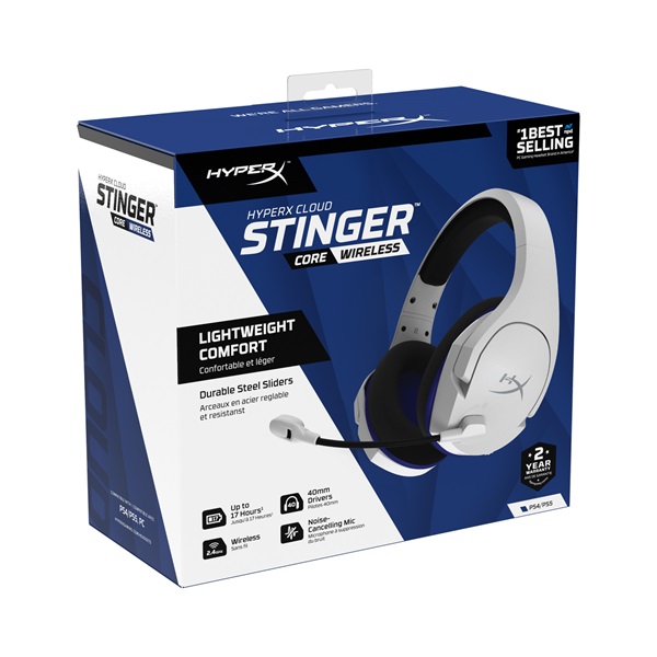 Kingston HyperX Cloud Stinger Core vezeték nélküli PS4 gamer headset