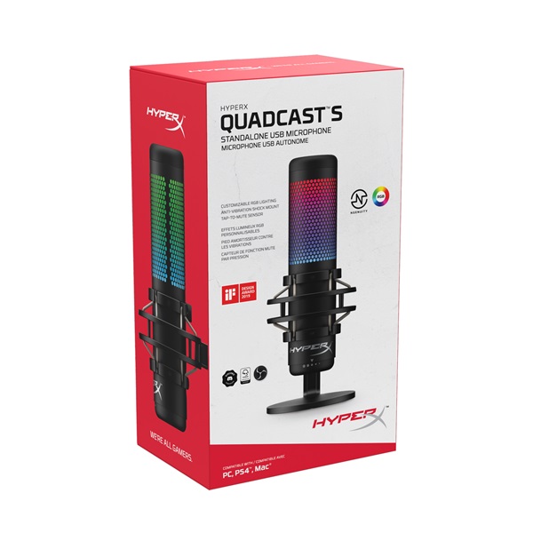 Kingston HyperX QuadCast S mikrofon
