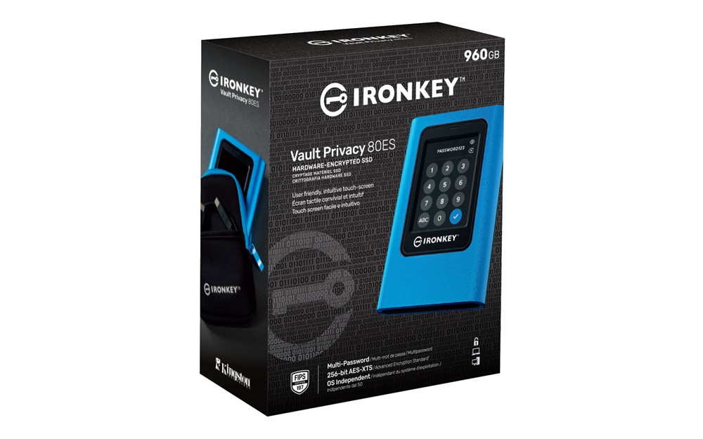 Kingston IronKey Vault Privacy 80 960GB USB3.2 külső SSD