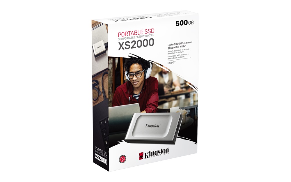 Kingston XS2000 500GB USB3.2 külső SSD