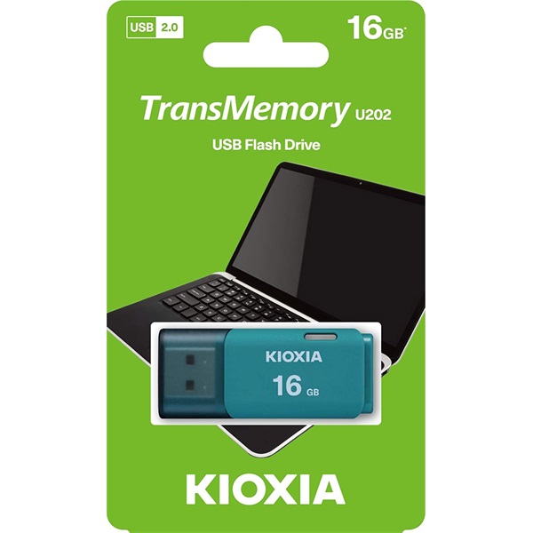 Kioxia 16GB USB2.0 Hayabusa U202 kék (LU202L016GG4) Flash Drive