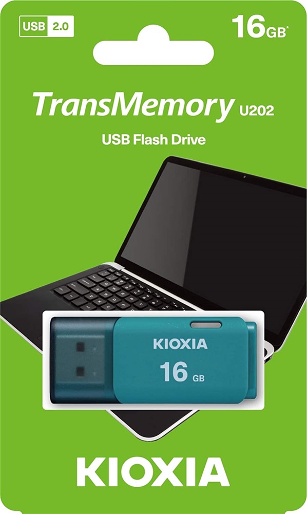 Kioxia 16GB USB2.0 Hayabusa U202 kék (LU202L016GG4) Flash Drive