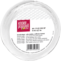 Knorr Prandell 0.7 mm  5 m átlátszó elasztikus gumidamil