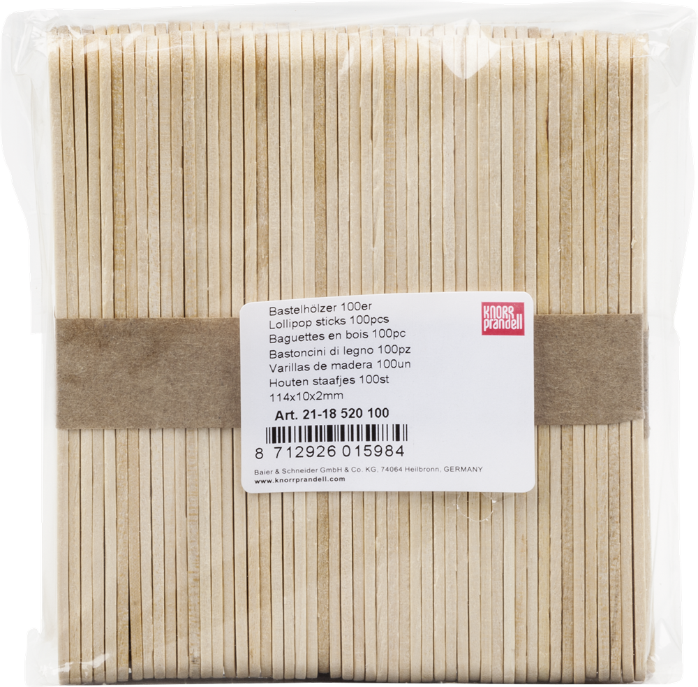 Knorr Prandell 100 db/csomag fa spatula