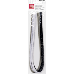 Knorr Prandell 6 mm 10 db/csomag fekete-fehér zsenília drót