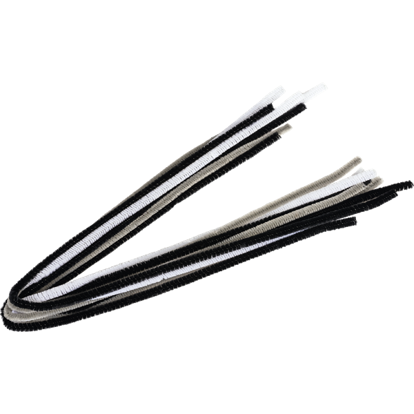 Knorr Prandell 6 mm 10 db/csomag fekete-fehér zsenília drót