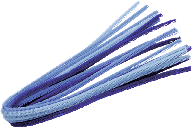 Knorr Prandell 6 mm 10 db/csomag kék zsenília drót