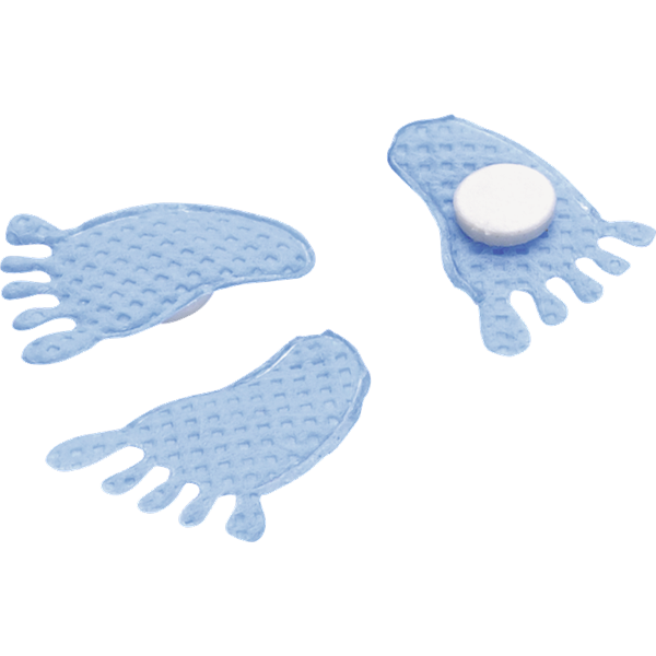 Knorr Prandell Babyfeet 2,5 cm 20 db kék polisztirol dekoráció