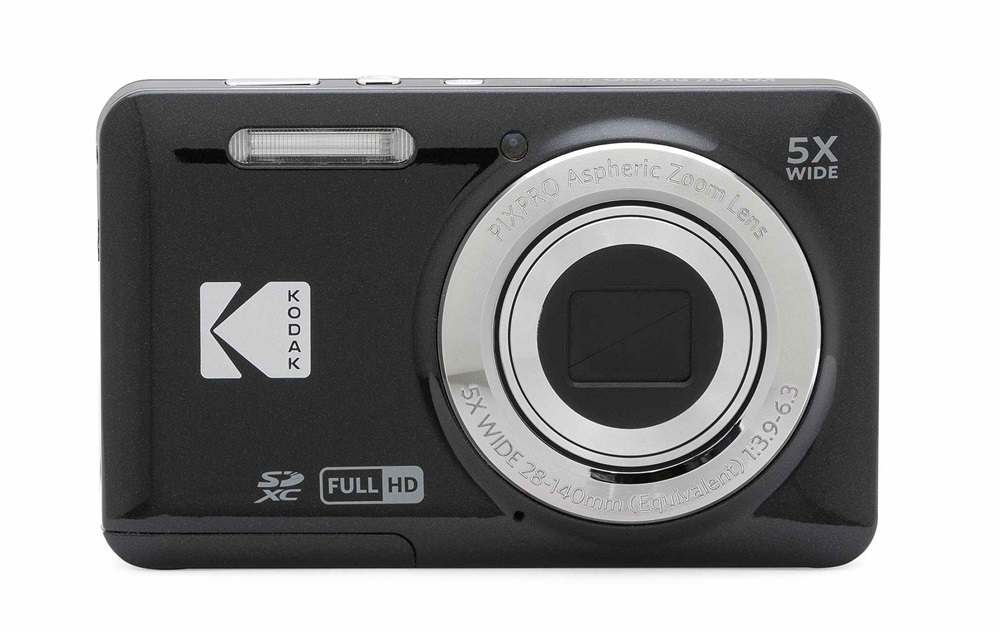 Kodak Pixpro FZ55 nagy teljesítményű kompakt fekete digitális fényképezőgép