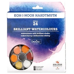 Koh-I-Noor hardtmuth brilliant kerek 24 színű vízfesték készlet