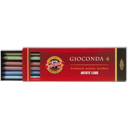 Koh-I-Noor 4380 Giconda Metallic 5,6mm 6 különféle színű irónbél