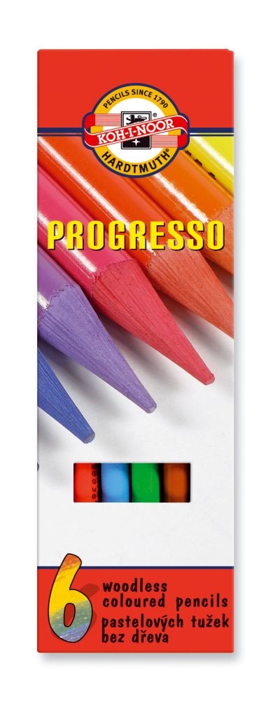 Koh-I-Noor Progresso 8755 6db-os színesceruza készlet