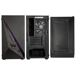 Kolink Inspire K2 PLUS ARGB mATX edzett üveg fekete ház