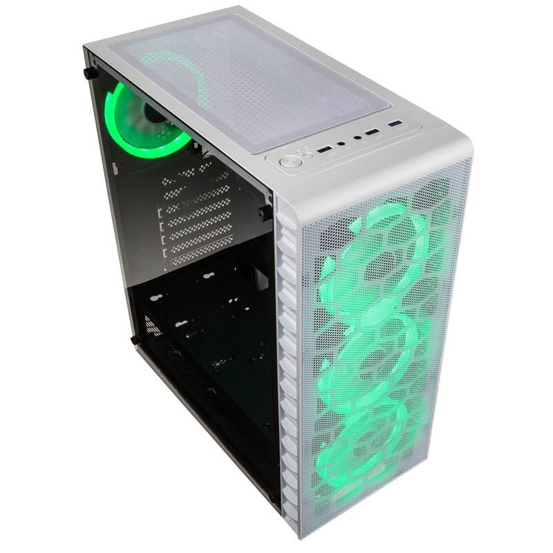 Kolink Observatory Lite Mesh ARGB ATX edzett üveg fehér ház