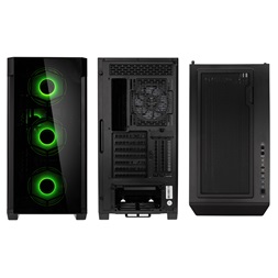 Kolink Observatory Z RGB ATX edzett üveg fekete ház
