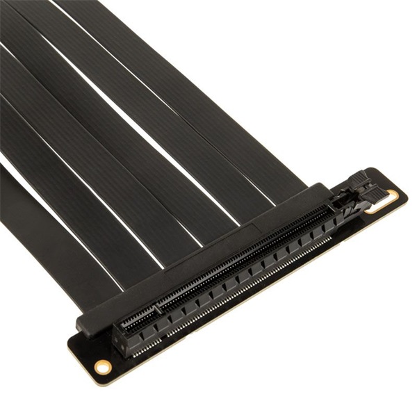 Kolink PCIe 5.0 Riser-Kabel, 90fok, x16 - fekete, 300mm