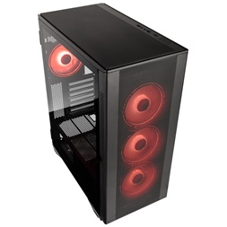 Kolink Stronghold Prism RGB ATX edzett üveg fekete ház