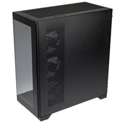 Kolink Unity Peak ARGB Midi Showcase edzett üveg fekete ház