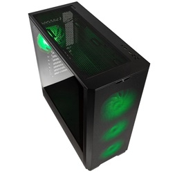 Kolink Unity Solar ARGB Mesh Midi-Tower fekete ház