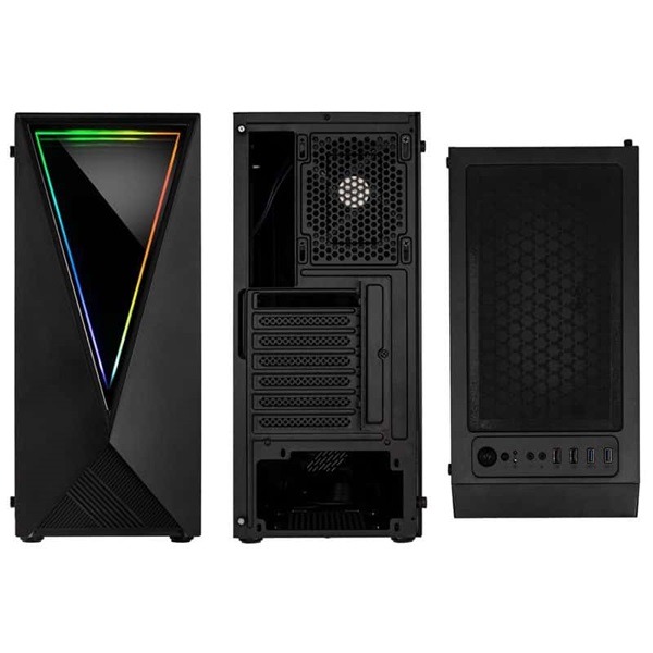 Kolink VOID RGB ATX edzett üveg fekete ház
