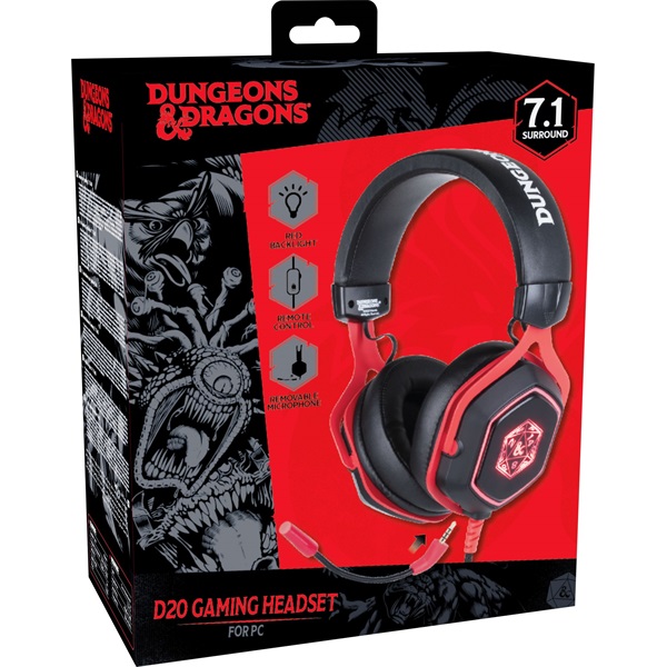 Konix Dungeons & Dragons D20 7.1 gamer headset