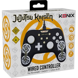 Konix KX-JUJU-SW-PAD-BLA Jujutsu Kaisen Nintendo Switch/PC vezetékes kontroller