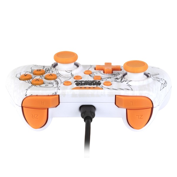 Konix KX-NAR-SW-PAD-WHI Naruto Nintendo Switch/PC vezetékes fehér kontroller