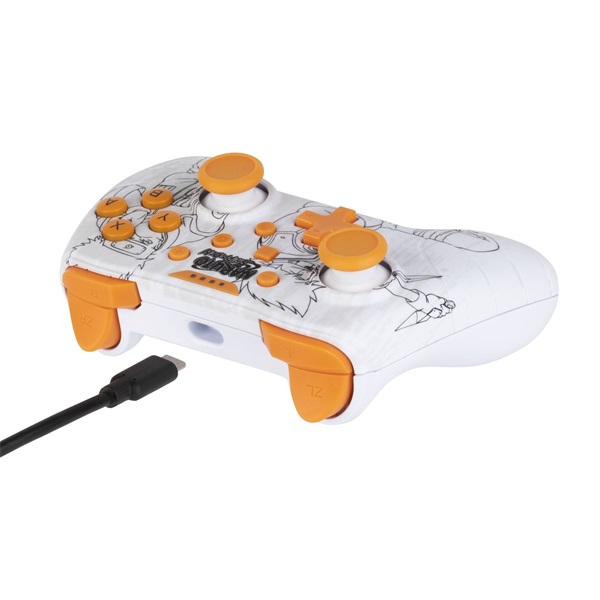 Konix KX-NAR-SW-PAD-WHI Naruto Nintendo Switch/PC vezetékes fehér kontroller