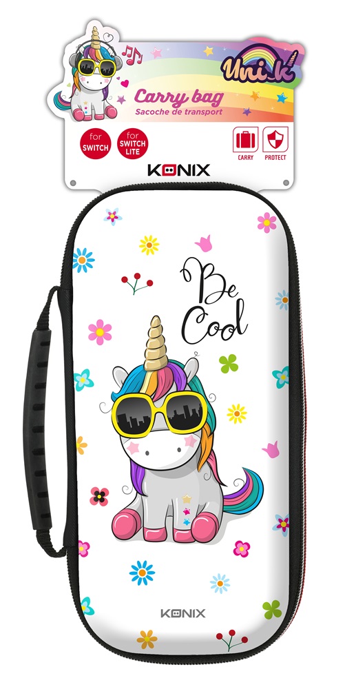 Konix Unik "Be Cool" Nintendo Switch/Switch Lite utazótok