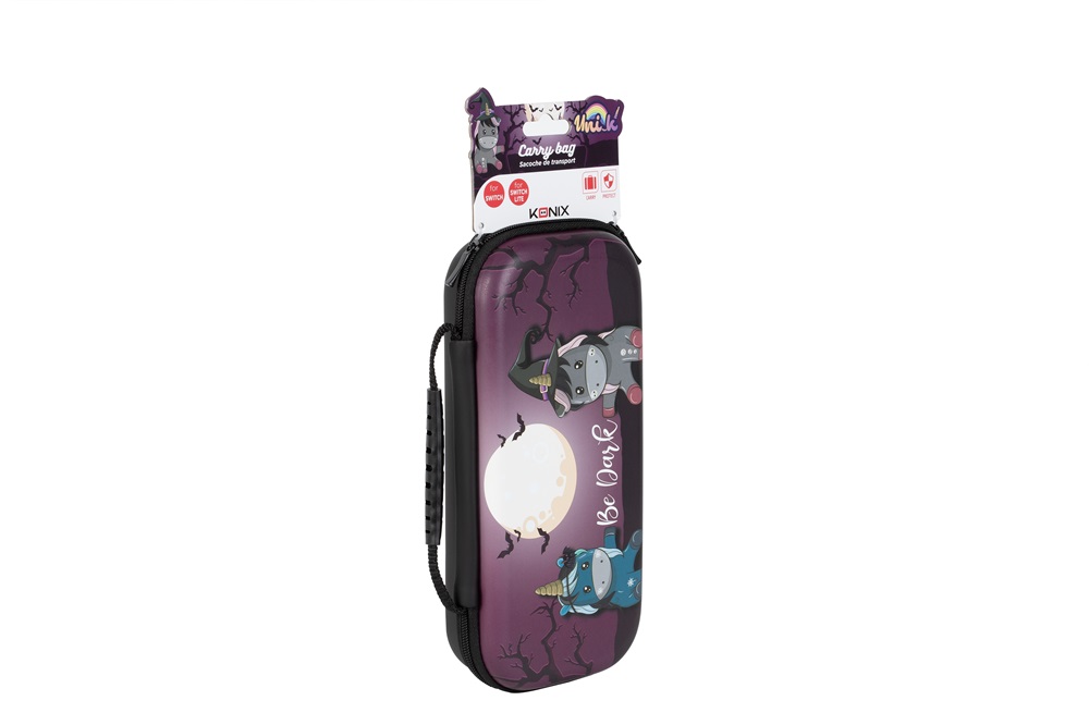 Konix Unik "Be Dark" Nintendo Switch/Switch Lite utazótok