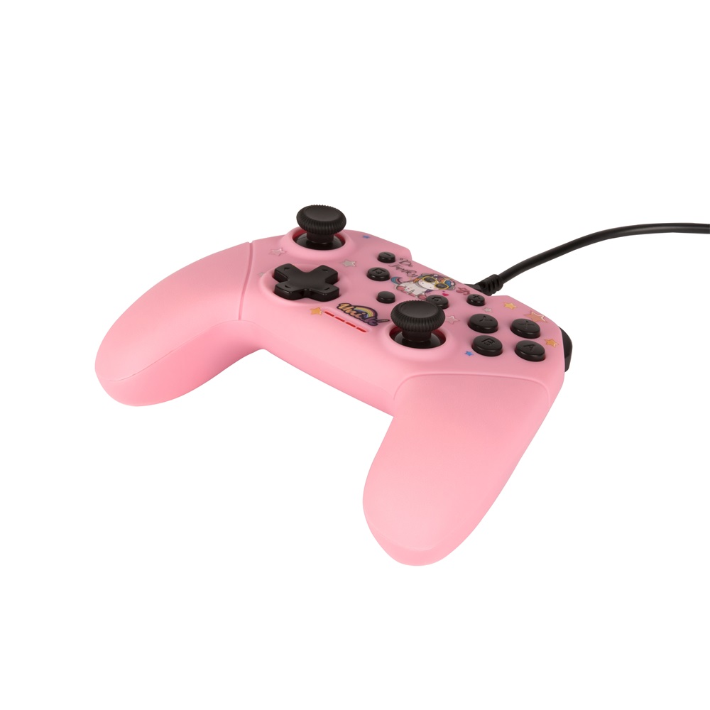 Konix KX-UNIK-SW-PAD-FUNKY Unik "Be Funky" Nintendo Switch/PC vezetékes rózsaszín kontroller
