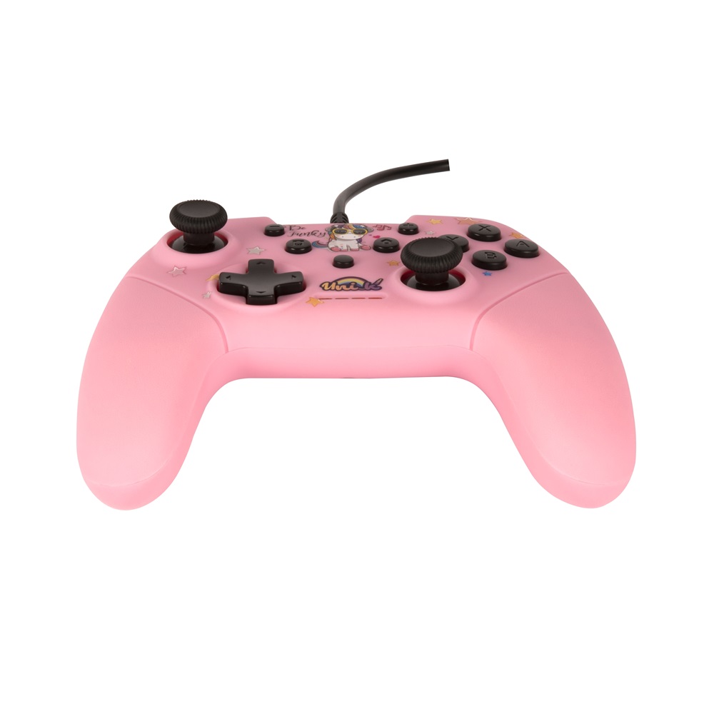 Konix KX-UNIK-SW-PAD-FUNKY Unik "Be Funky" Nintendo Switch/PC vezetékes rózsaszín kontroller