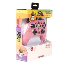 Konix KX-UNIK-SW-PAD-FUNKY Unik "Be Funky" Nintendo Switch/PC vezetékes rózsaszín kontroller