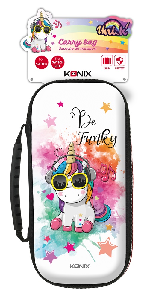 Konix Unik "Be Funky" Nintendo Switch/Switch Lite utazótok