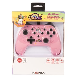 Konix KX-UNIK-SW-PAD-LOVE Unik "Be Love" Nintendo Switch/PC vezetékes rózsaszín kontroller