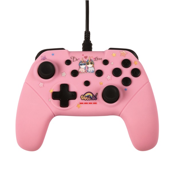 Konix KX-UNIK-SW-PAD-LOVE Unik "Be Love" Nintendo Switch/PC vezetékes rózsaszín kontroller