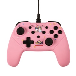 Konix KX-UNIK-SW-PAD-LOVE Unik "Be Love" Nintendo Switch/PC vezetékes rózsaszín kontroller