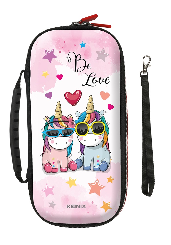 Konix Unik "Be Love" Nintendo Switch/Switch Lite utazótok