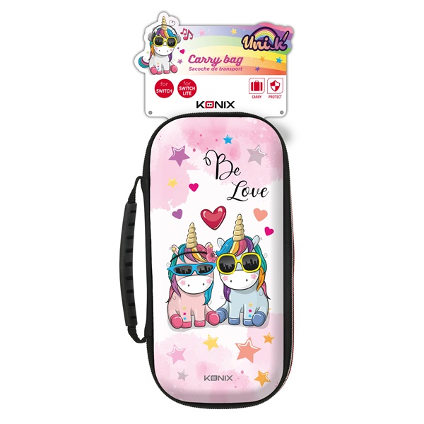 Konix Unik "Be Love" Nintendo Switch/Switch Lite utazótok