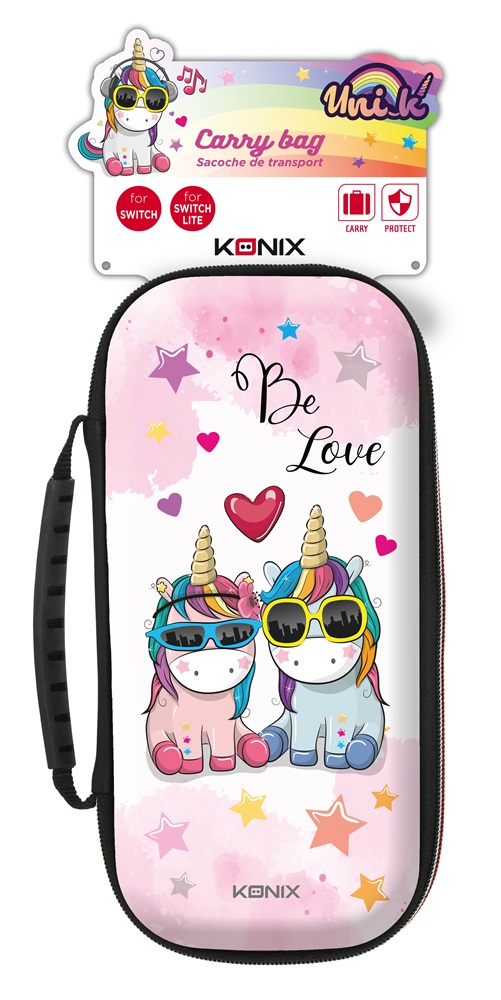 Konix Unik "Be Love" Nintendo Switch/Switch Lite utazótok