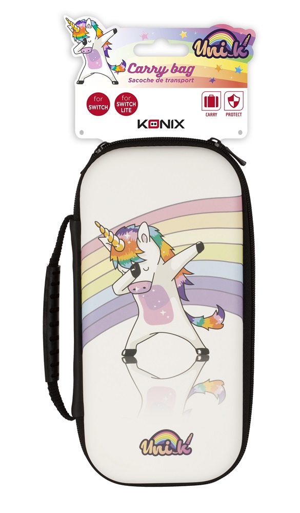 Konix Unik "Unicorn Dab" Nintendo Switch/Switch Lite utazótok