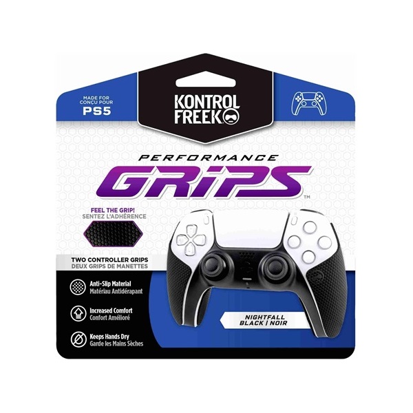 KontrolFreek 4777-PS5 Performance Nightfall PS5 Soft Grips fekete