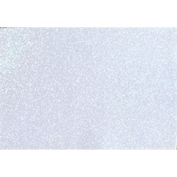 Kreatív 20x30cm öntapadós 2mm glitteres fehér dekorgumilap