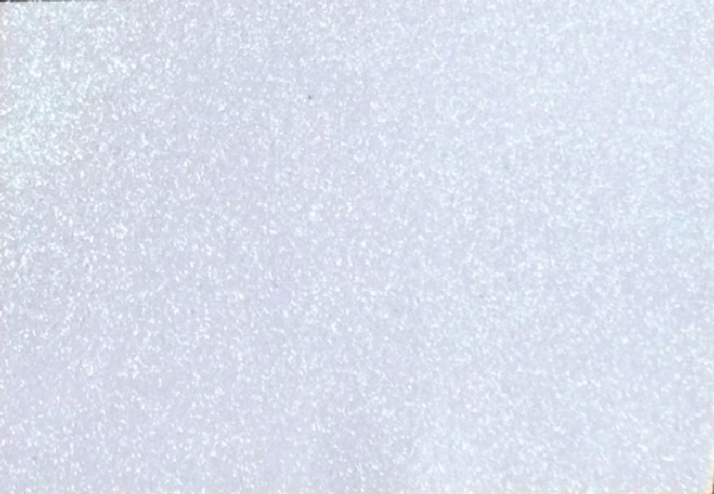 Kreatív 20x30cm öntapadós 2mm glitteres fehér dekorgumilap