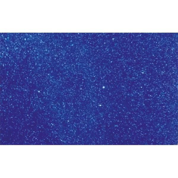 Kreatív 20x30cm öntapadós 2mm glitteres kék dekorgumilap